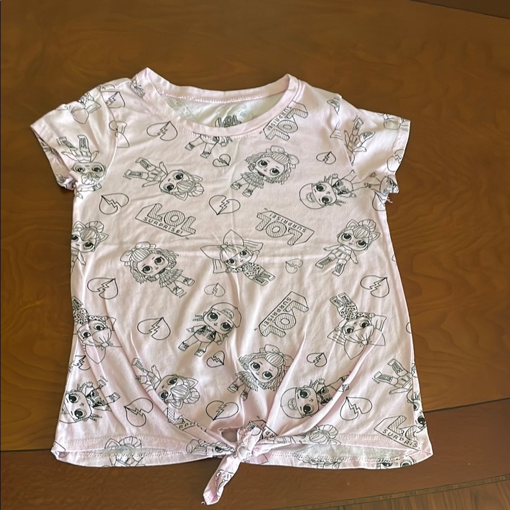 L.O.L. Surprise! Pink and Black Short Sleeve Tee